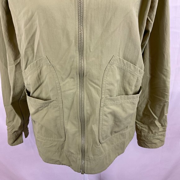 Sorel Women's Zip Front Jacket XL Green Long Sleeve Pockets - Picture 4 of 13